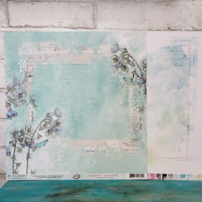 49and Market - Papier 12'' x 12'' - Treasured Teal