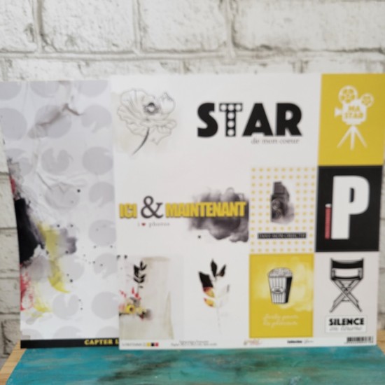 Lorelai Design - Papier 12'' x 12'' - Collection Star 06