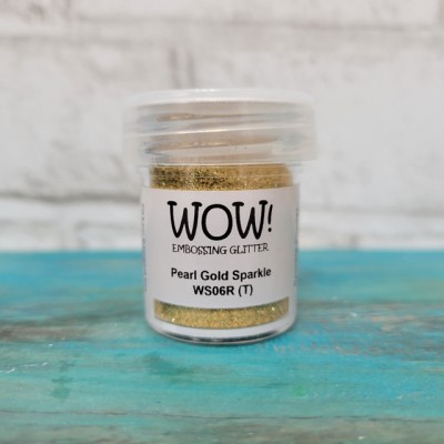 wow -  poudre a embosser Pearl Gold Sparkle