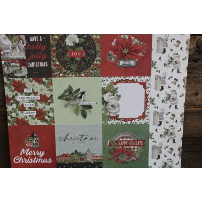 papier 12''x 12'' Simple story- Christmas vintage collection 