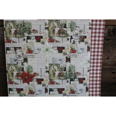 papier 12''x 12'' Simple story- Christmas vintage collection 
